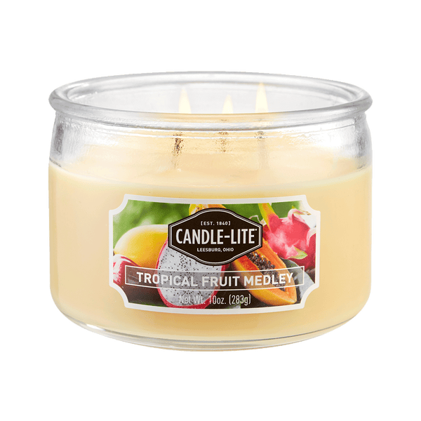 Tropical Fruit Medley 3-wick 10oz Jar Candle Product Image 4