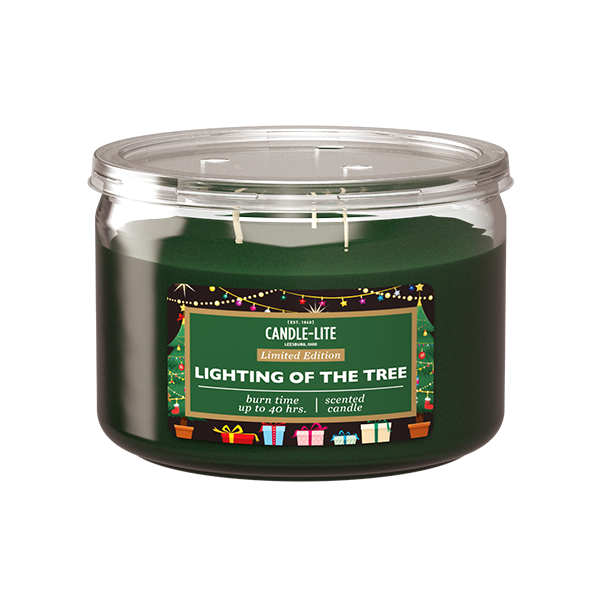 Lighting of the Tree 3-wick 10oz Jar Candle Product Image 1