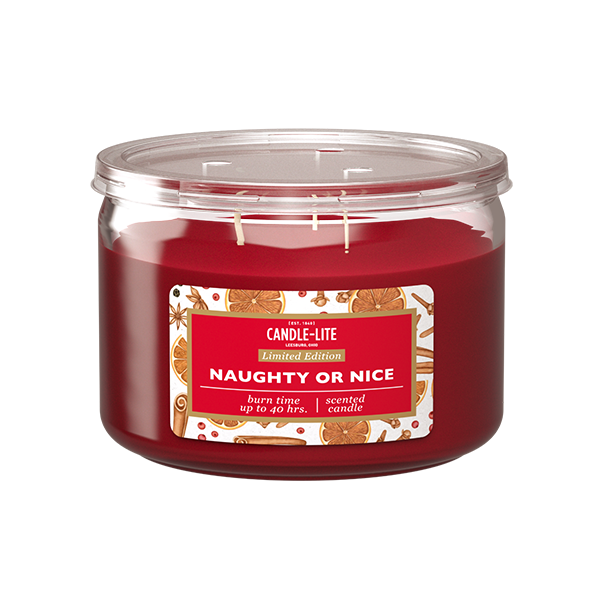 Naughty or Nice 3-wick 10oz Jar Candle Product Image 1