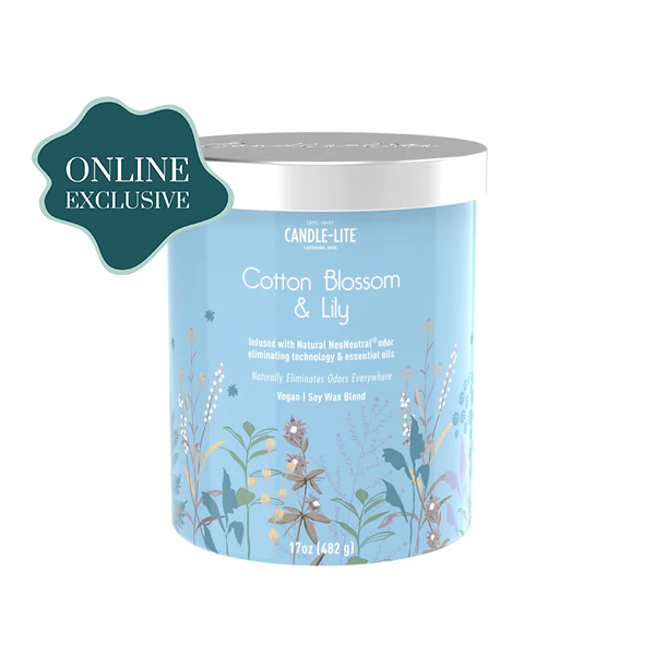 Cotton Blossom & Lily 2-wick 17oz Jar Candle Product Image 1