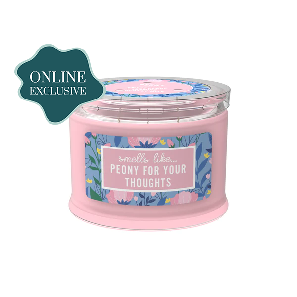 Smells Like... Peony For Your Thoughts 3-wick 11.5oz Jar Candle Product Image 1
