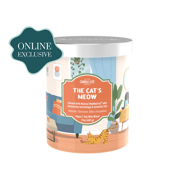 The Cat's Meow 2-wick 17oz Jar Candle Product Image 1