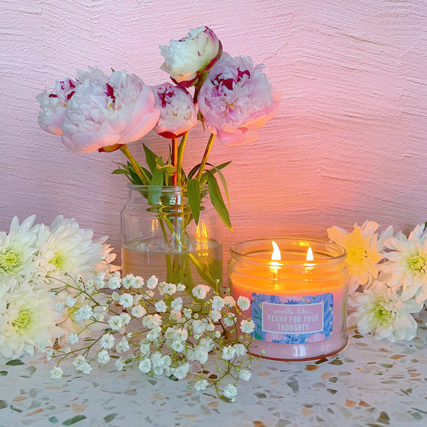 Smells Like... Peony For Your Thoughts 3-wick 11.5oz Jar Candle Product Image 4