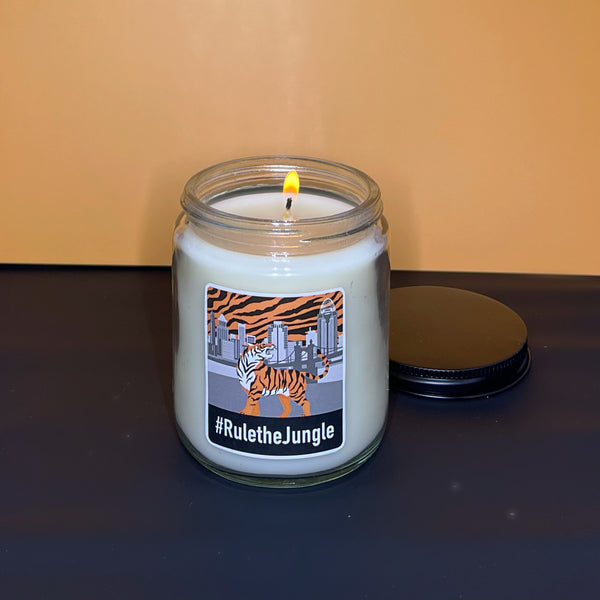 #RuletheJungle Single Wick Jar Candle Product Image 3