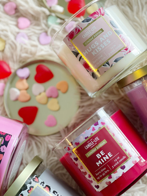 Hugs and Kisses 3-wick 14oz Jar Candle Product Image 3